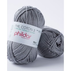phildar coton 3 éléphant